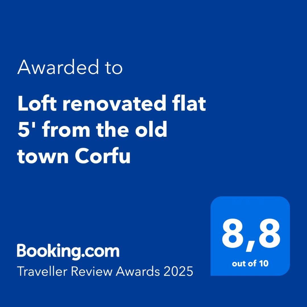 Loft Renovated Flat 5' From The Old Town Corfu Corfu (city) Exterior foto